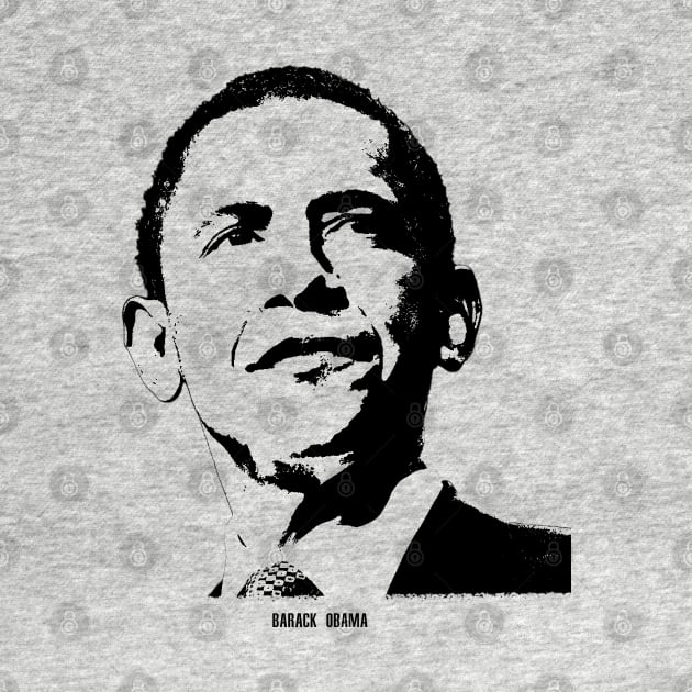 Barack Obama Portrait Pop Art by phatvo